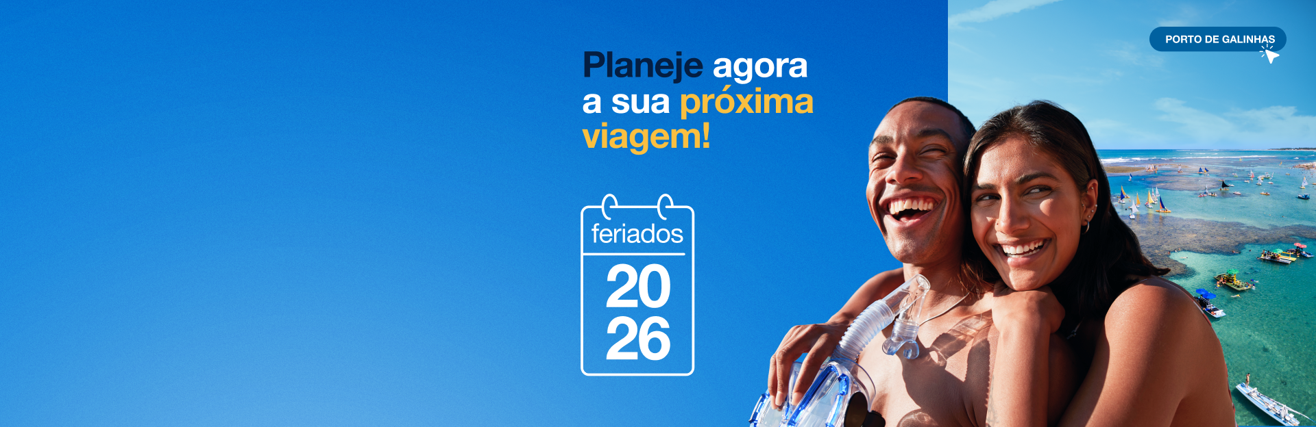 Planeje agora a sua próxima viagem com Azul